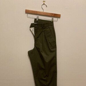 Pleated Trousers, Relaxed Fit Three Pleat, 31W x 32L